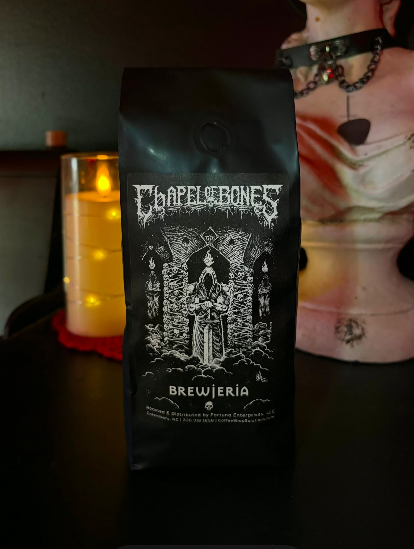 Online Shop Coffee Beans Brewjeria - Chapel of Bones | Raleigh, NC | coffee lounge and extreme music venue in North Carolina