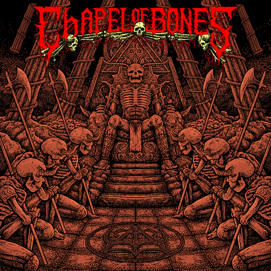 Online Shop T Shirt Bone Throne - Chapel of Bones | Raleigh, NC | coffee lounge and extreme music venue in North Carolina